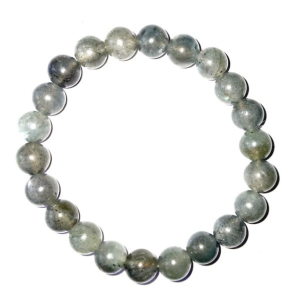 Bracelet Labradorite Round Beads 8mm